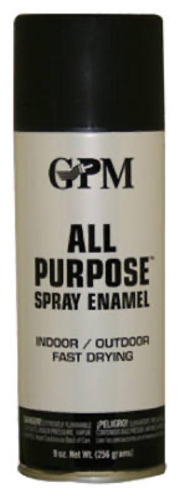 9OZ FLT BLK Spray Paint