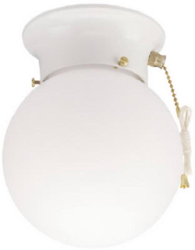 6" WHT Ceil Fixture