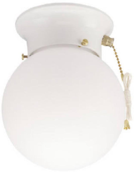 6" WHT Ceil Fixture