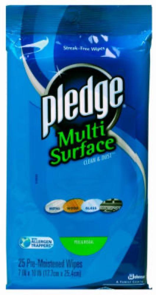 25CT Pledge Multi Wipes