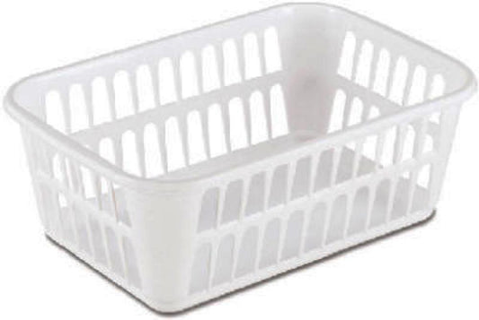 MED WHT PlasStor Basket
