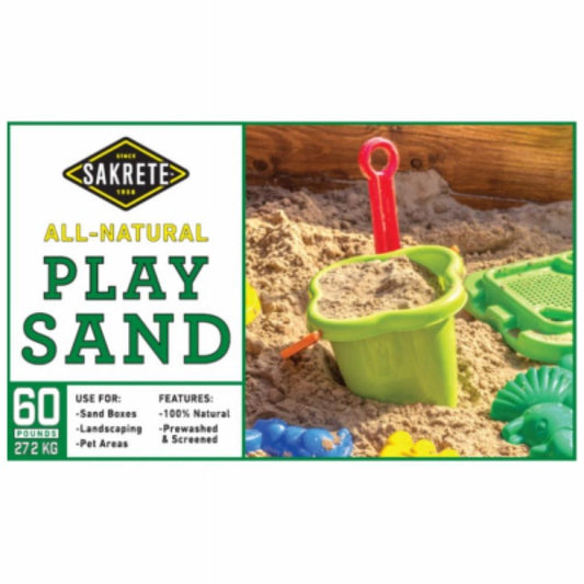 60LB Natural Play Sand