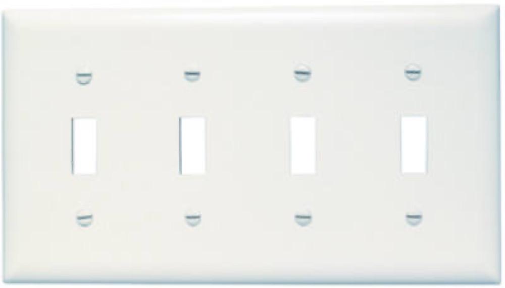 WHT 4G 4TOG Wall Plate