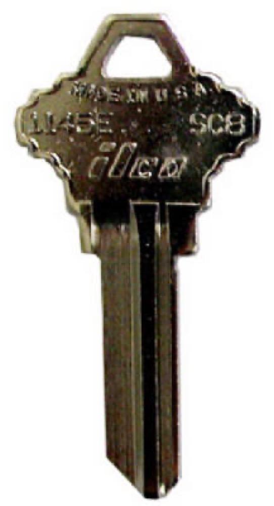 TV Schlag Lock KeyBlank