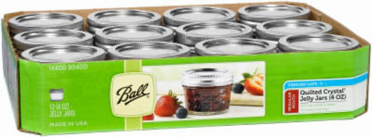 Ball 12PK 4OZ Jelly Jar