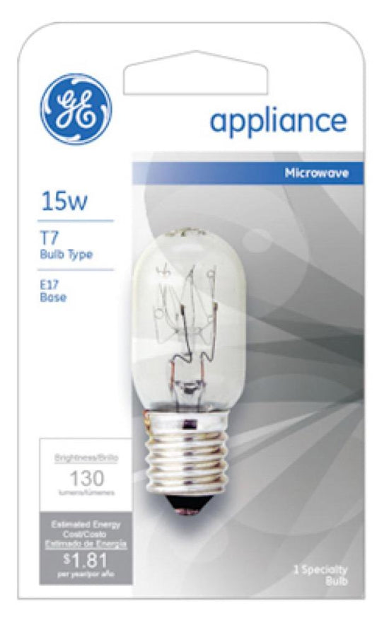 GE 15W Tube Appl Bulb