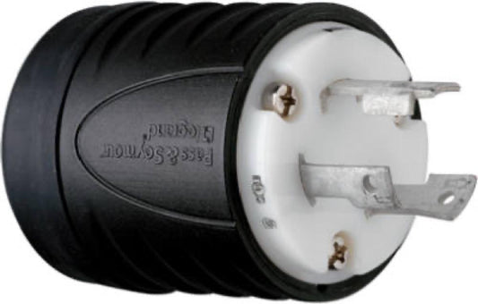 30A 250V BLK 2P Plug