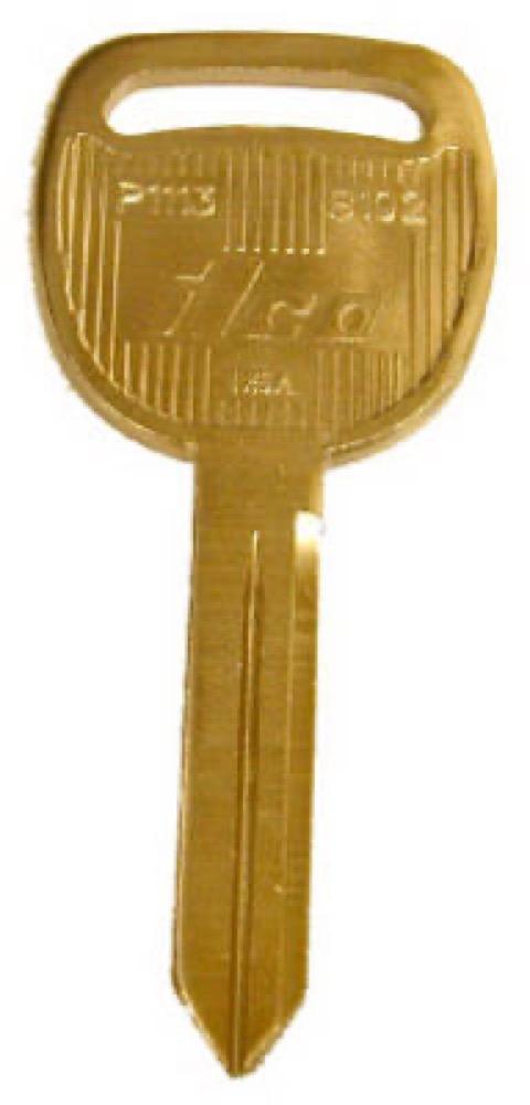 GM Master Key Blank