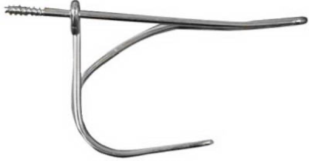 2PK SGL Coat/Hat Hook