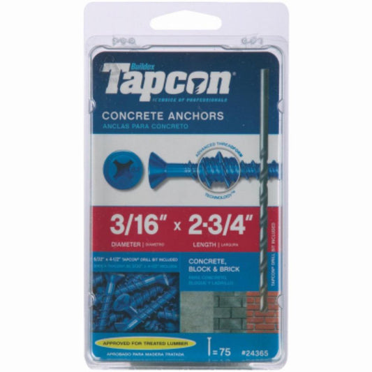 75PK 3/16x2-3/4 Anchor