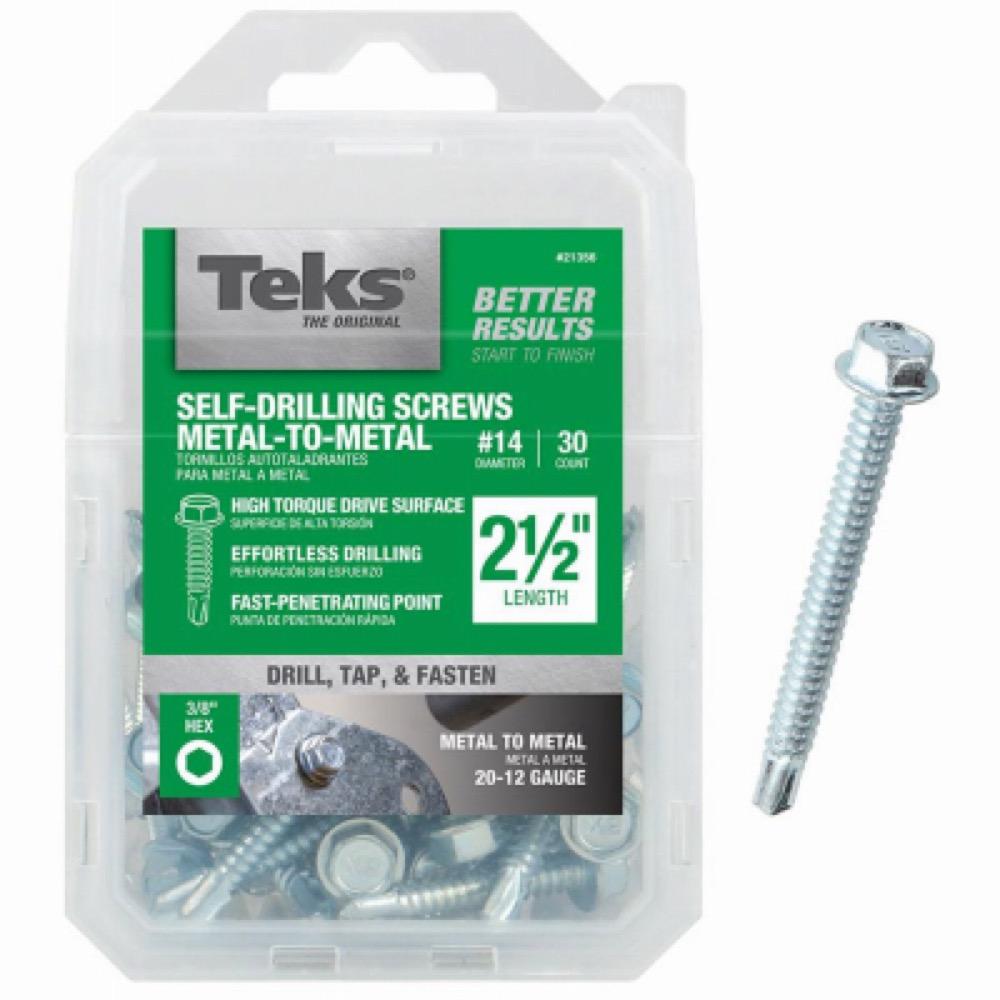 30PK#14x2-1/2 Hex Screw