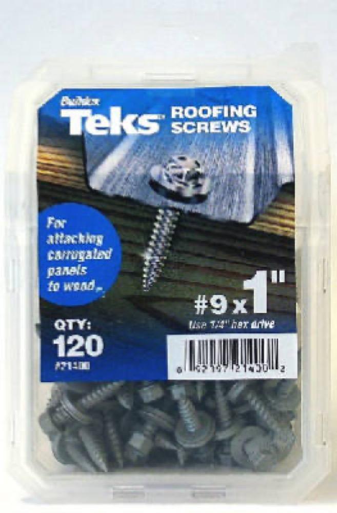 120PK #9x1" Roof Screw