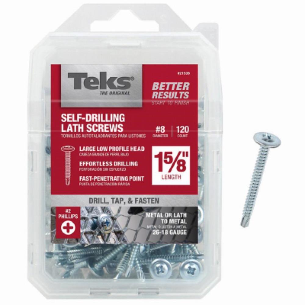 120PK#8x1-5/8"Lat Screw