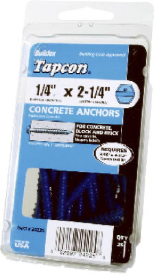 25PK1/4x2-3/4Con Anchor