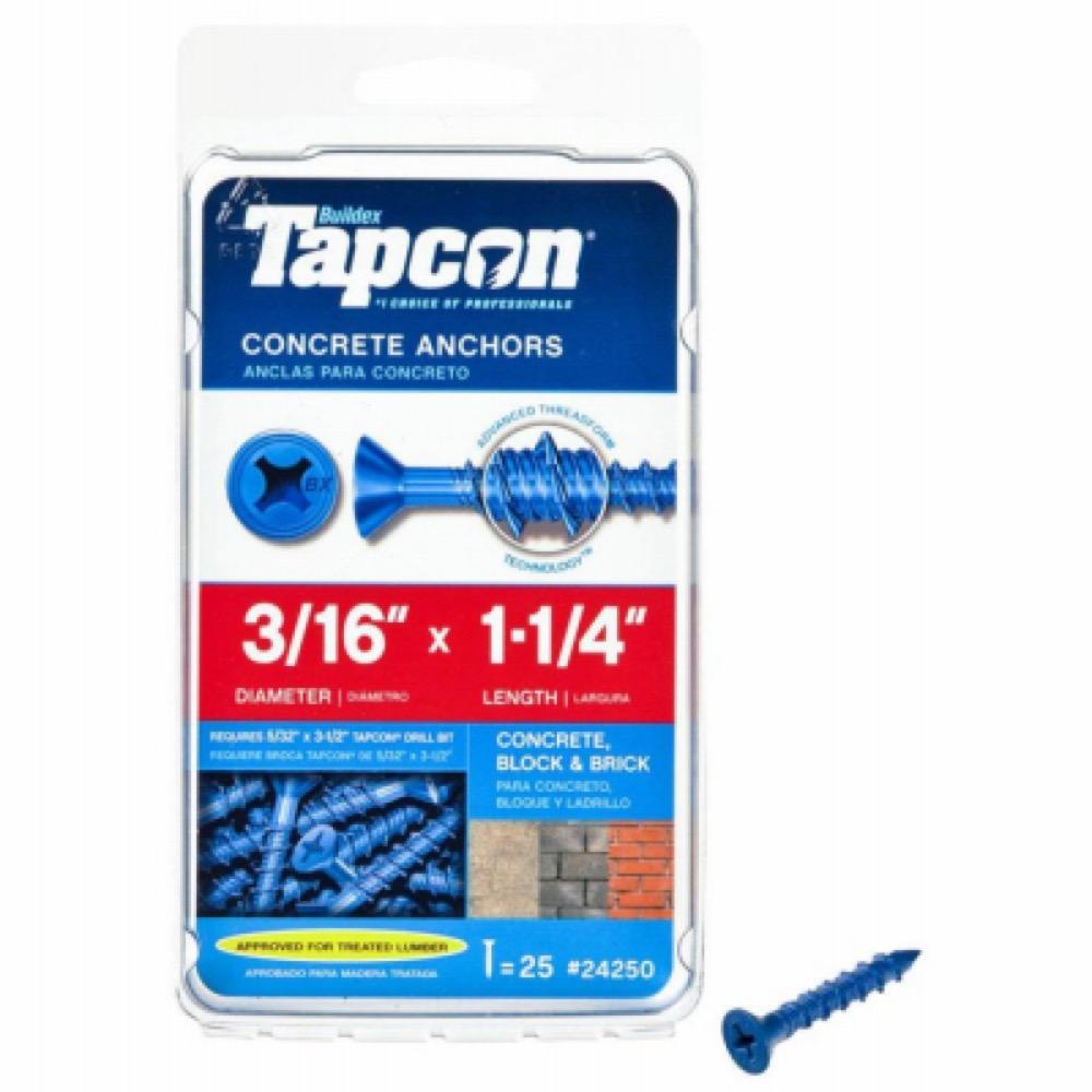 25PK 3/16x1-1/4" Anchor