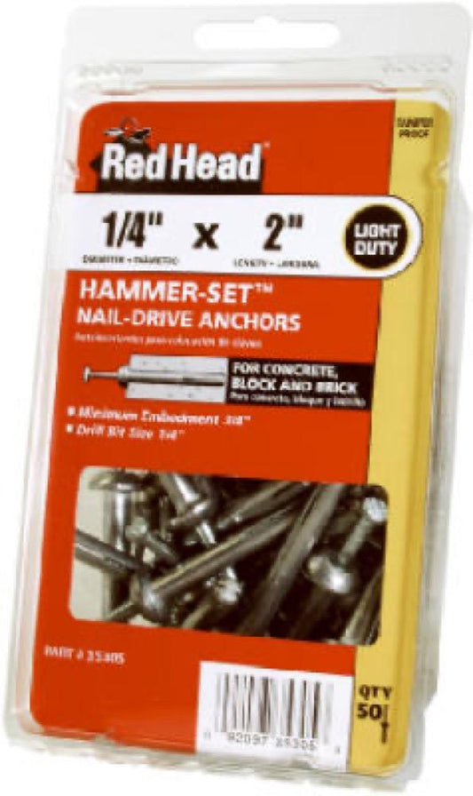 50PK 1/4x1 Hamm Anchor