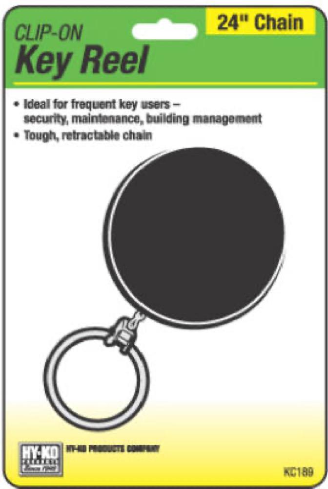 BLK Retractble Key Reel