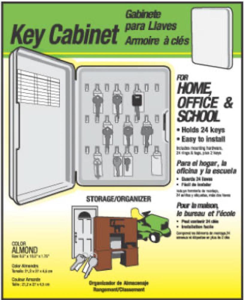 Plas Key Cabinet