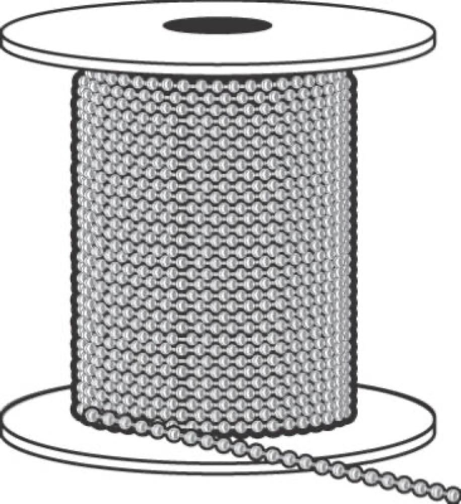 100' #3 ALU Ball Chain