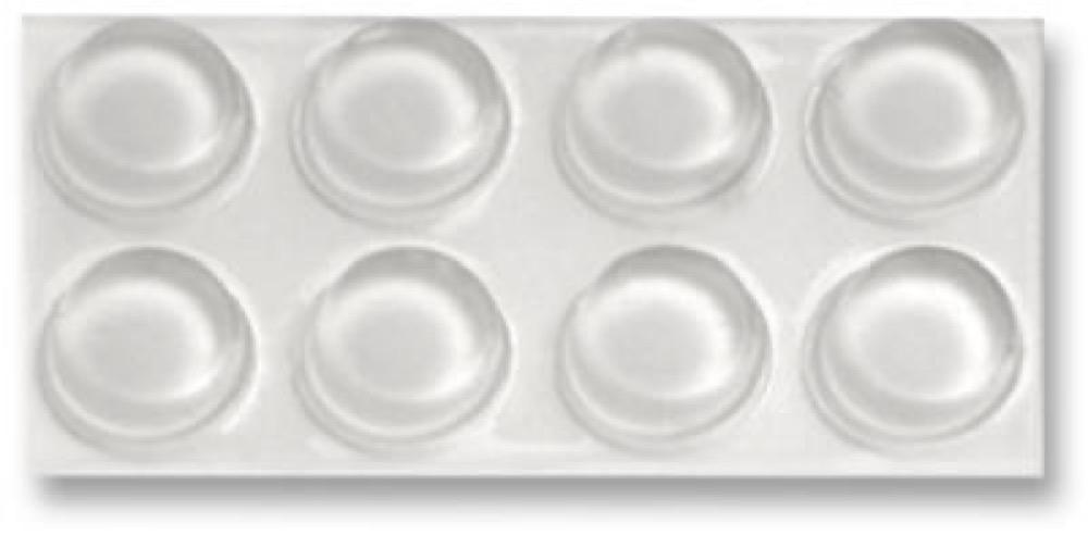 8PC 1/2" Adhes Bumper