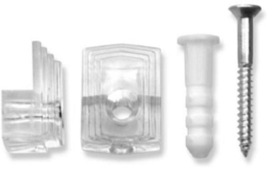 4PC1/8"Plas Mirr Holder