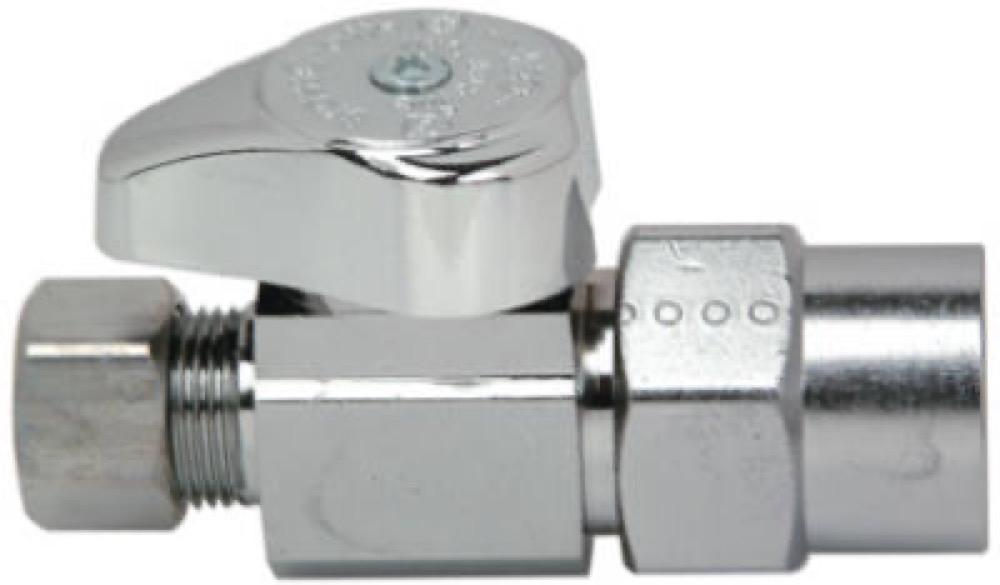 1/2x3/8 Str CPVC Valve