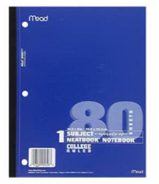 80CT College Neatbook
