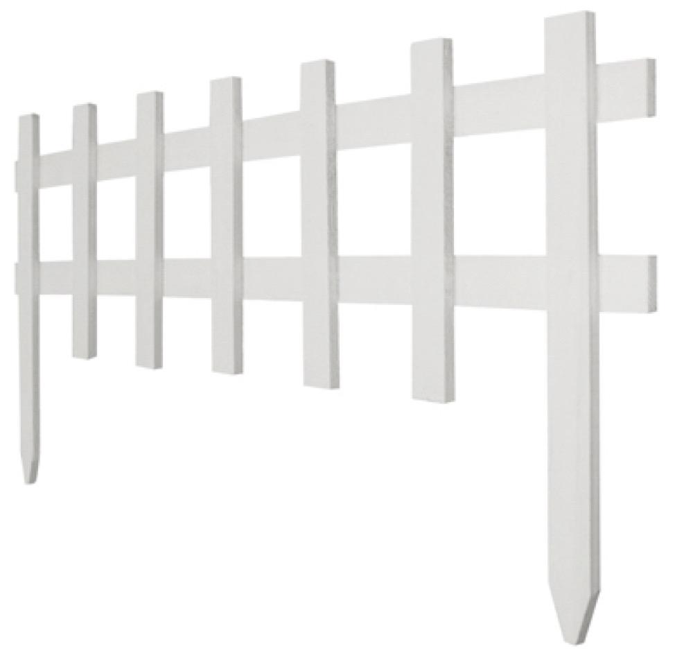 18x3 WHT Picket Fence