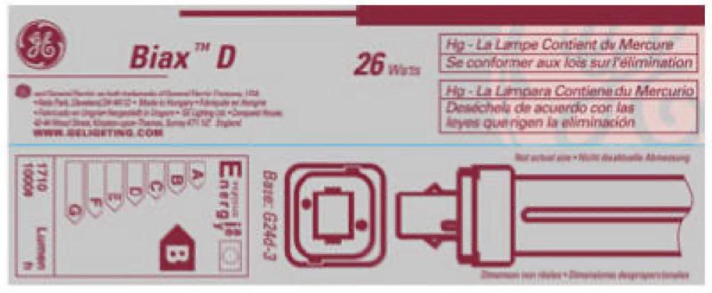 GE 26W Comp Fluo Bulb