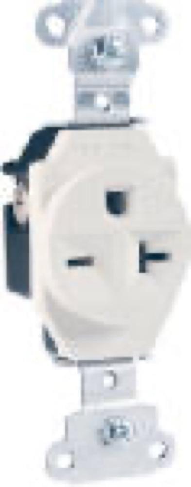 20A WHT HD SGL Outlet