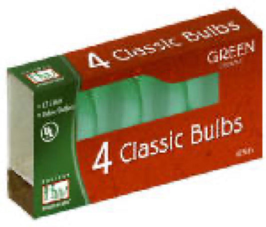 HW 4PK C7GRN Cera Bulb