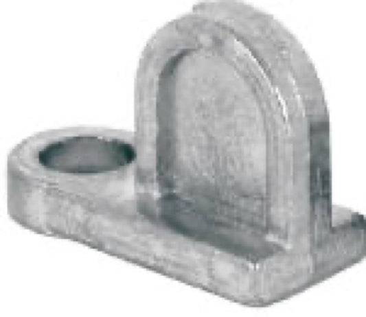 4PK CLR Zinc Scr Clip