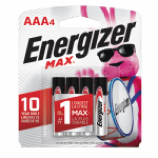 MAX 4PK AAA AlkBattery