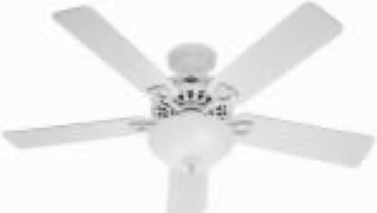 Astoria52" WHT Ceil Fan