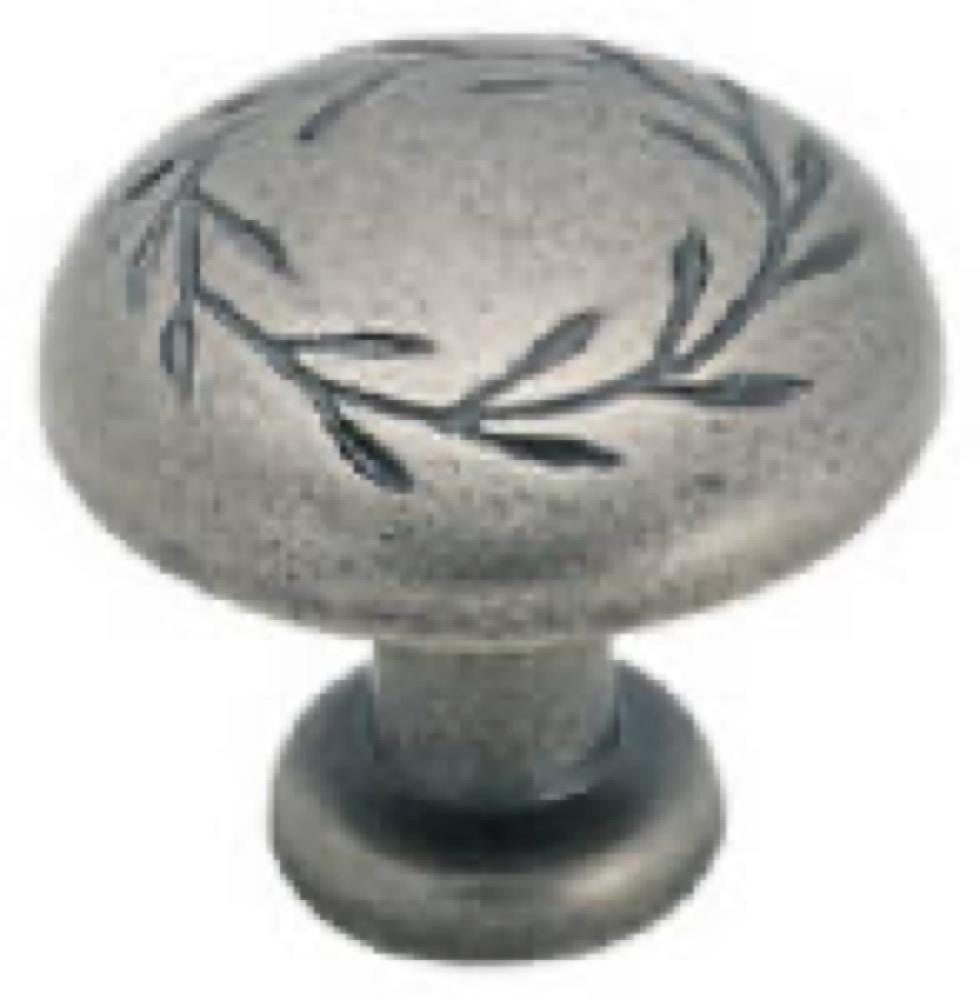 1-1/4" NI Leaf Knob