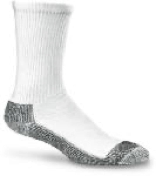 MED WHT DBL Sole Sock