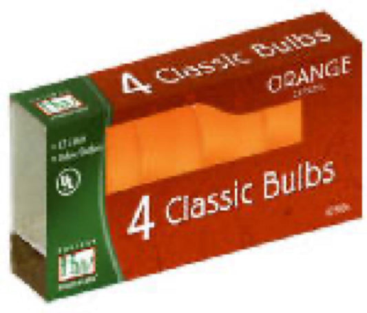 HW 4PK C7 ORG Cera Bulb