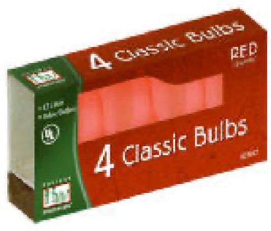 HW4PKRED Cera Cand Bulb