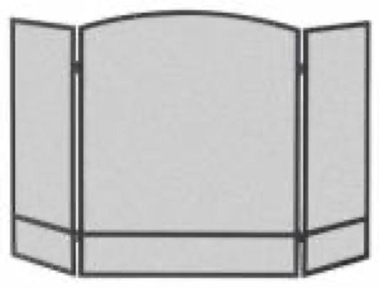 3Panel FireplaceScreen