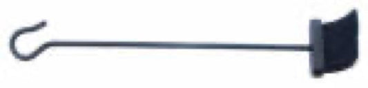 30" BLK Fireplace Brush