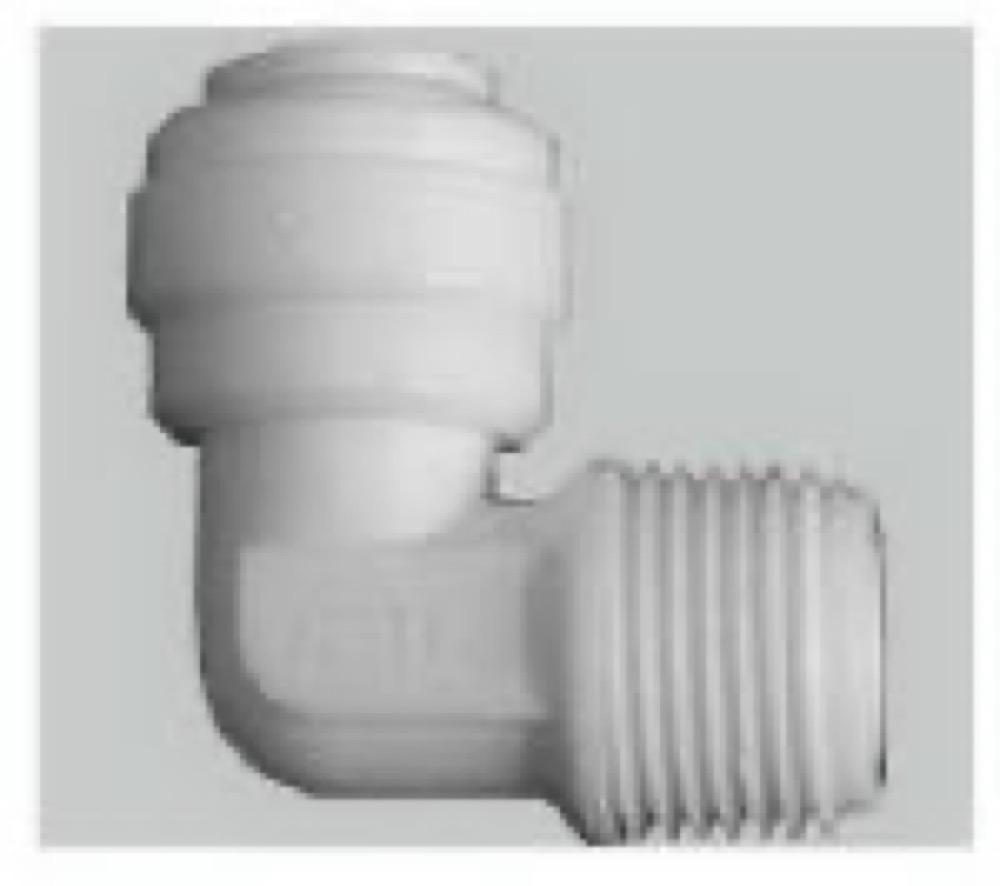 3/8OD QC x 3/8MPT Elbow