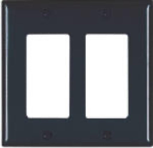 2G 2Deco BLK Wall Plate
