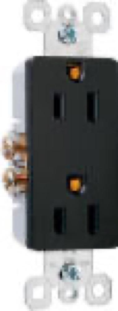 15A BLK 2P Deco Outlet