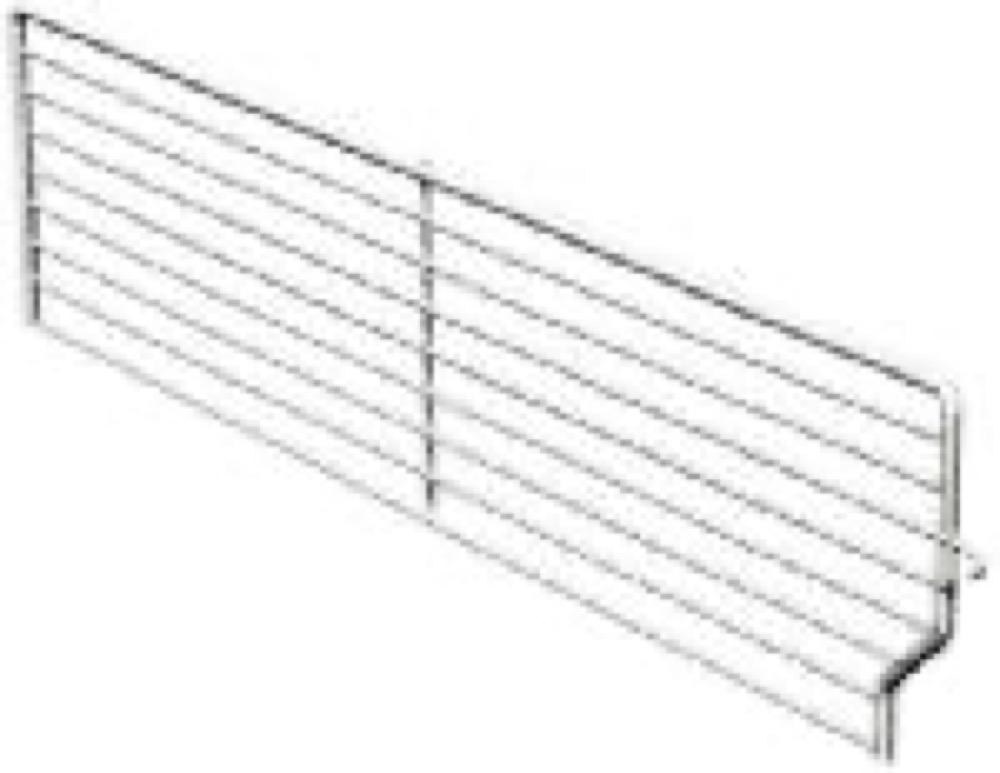 3"x22" Wire Bin Divider