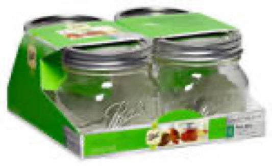4PK 16OZ Platinum Jars