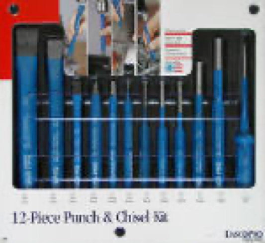12PC Punch & Chis Kit