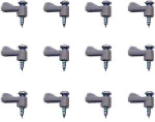 4PK GRY Wind Scr Clip