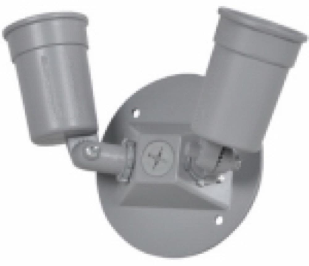 ME GRY RND DBL Lamp