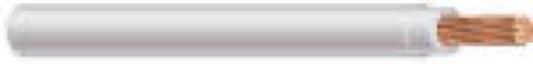 500'WHT 8 Str BLDG Wire