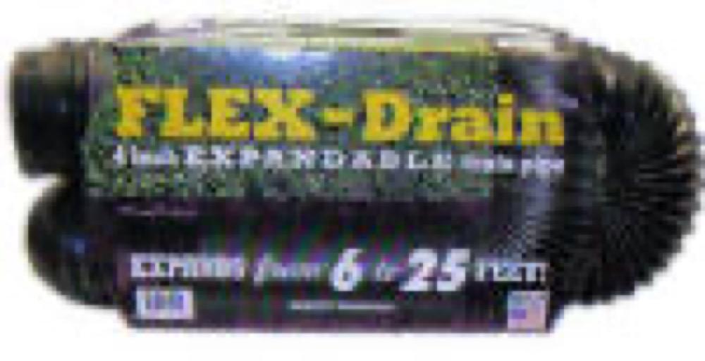 4x25 BLK Flex Drain
